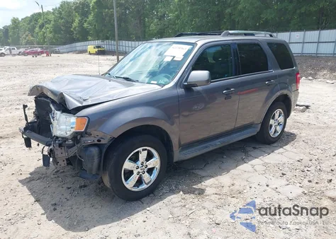 2012 Ford Escape Limited from USA, damaged, VIN 1FMCU9E76CKB39369